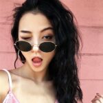 Sun Protection Trend Retro Oval Sun Glasses - Image 6