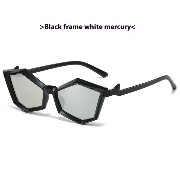 Polygon Rhombus Fashion Glasses - Image 3