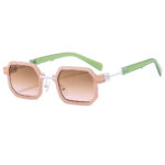 New Retro Hip Hop Small Square Box Exquisite Sun Glasses - Image 10