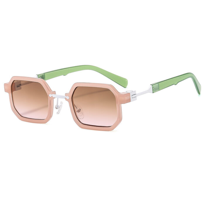 New Retro Hip Hop Small Square Box Exquisite Sun Glasses - Image 10