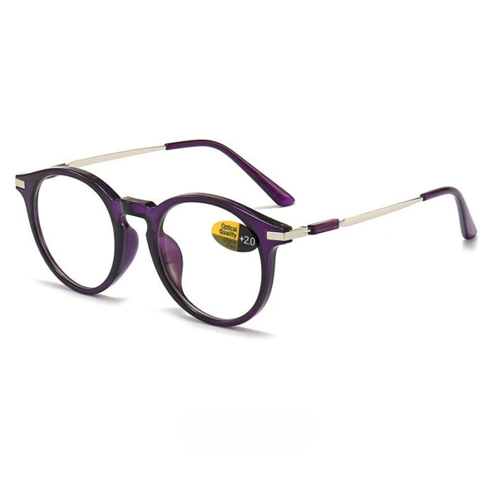 Anti-blue Light Presbyopic Round Frame Glasses - Image 3