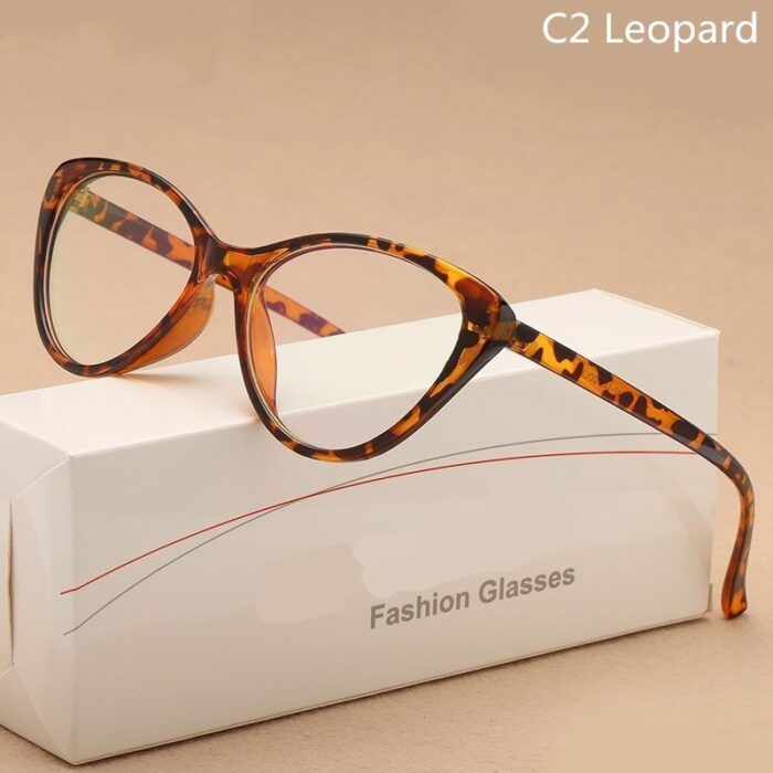 Fashion Cat Eye Glasses Frame Retro Trendy Artistic - Image 4