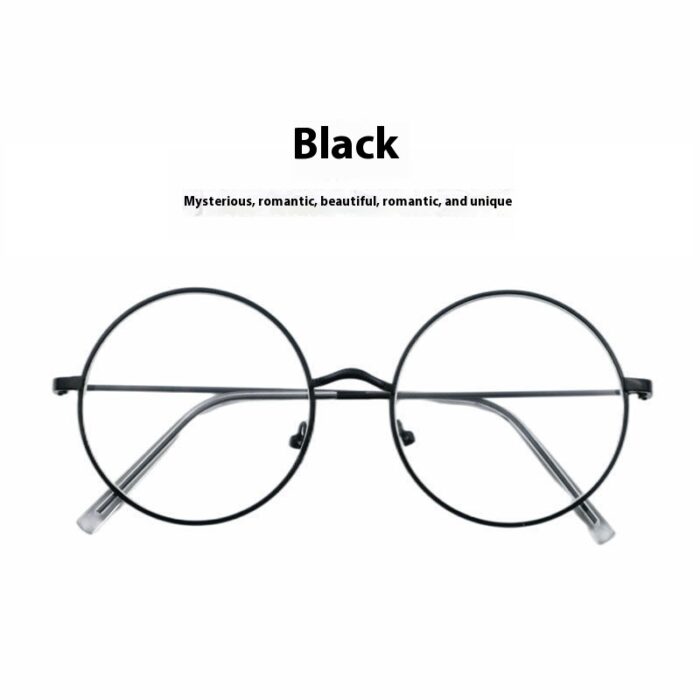 Round Frame Glasses Female Anti-blue Light Eye Protection - Image 6