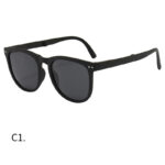 Trendy Foldable Sunglasses For Women TR Polarized Folding Sun Glasses - Image 5