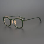 Handmade Irregular Shape Glasses Frame With Myopic Glasses Option - Image 3