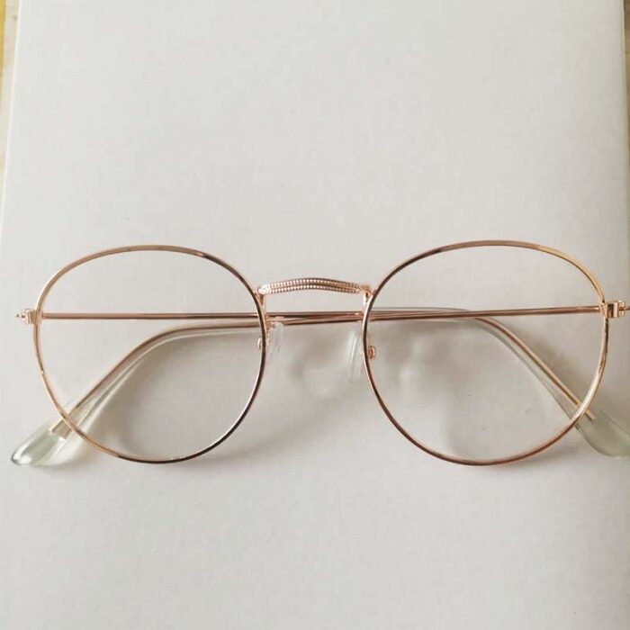 Retro metal print large frame glasses frame - Image 10