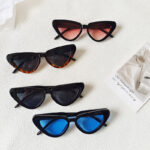 Retro Personalized Cat Eye Sunglasses Round Face High-grade Red Style Plain Face Personalized Glasses - Image 7