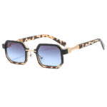 New Retro Hip Hop Small Square Box Exquisite Sun Glasses - Image 3