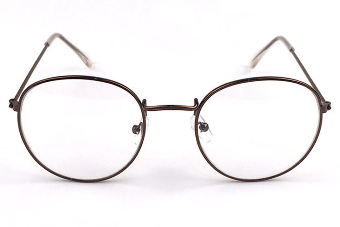 Retro metal print large frame glasses frame - Image 5