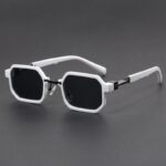 Retro Polygon Exquisite Sun Glasses Women