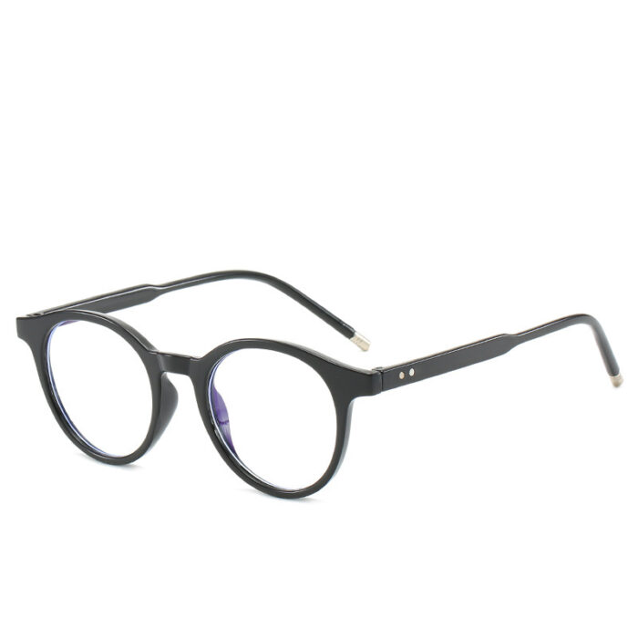 The New Anti-Blue Light Flat Glasses Fashion Round Flat Glasses Trend The Same Glasses - Image 4