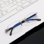Fashion Reading Glasses With Diamond Cut Edges - Image 3