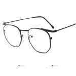 Vintage Harajuku Style Gold Rim Glasses Frame - Image 3