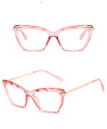 Water Ripple Triangle Frame Glasses - Image 3