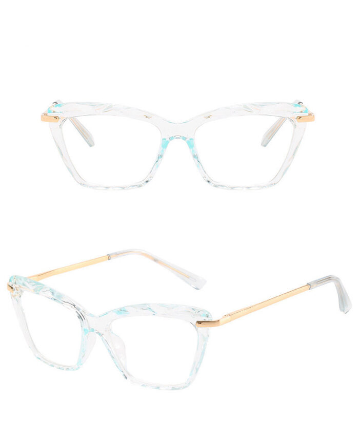 Water Ripple Triangle Frame Glasses - Image 7
