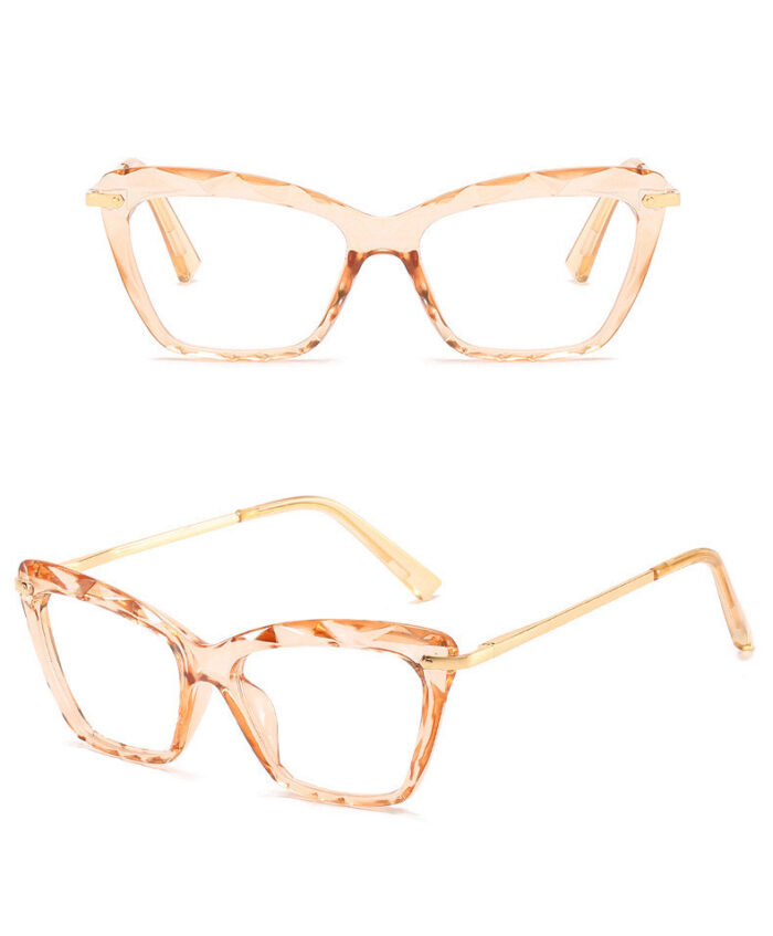 Water Ripple Triangle Frame Glasses - Image 2