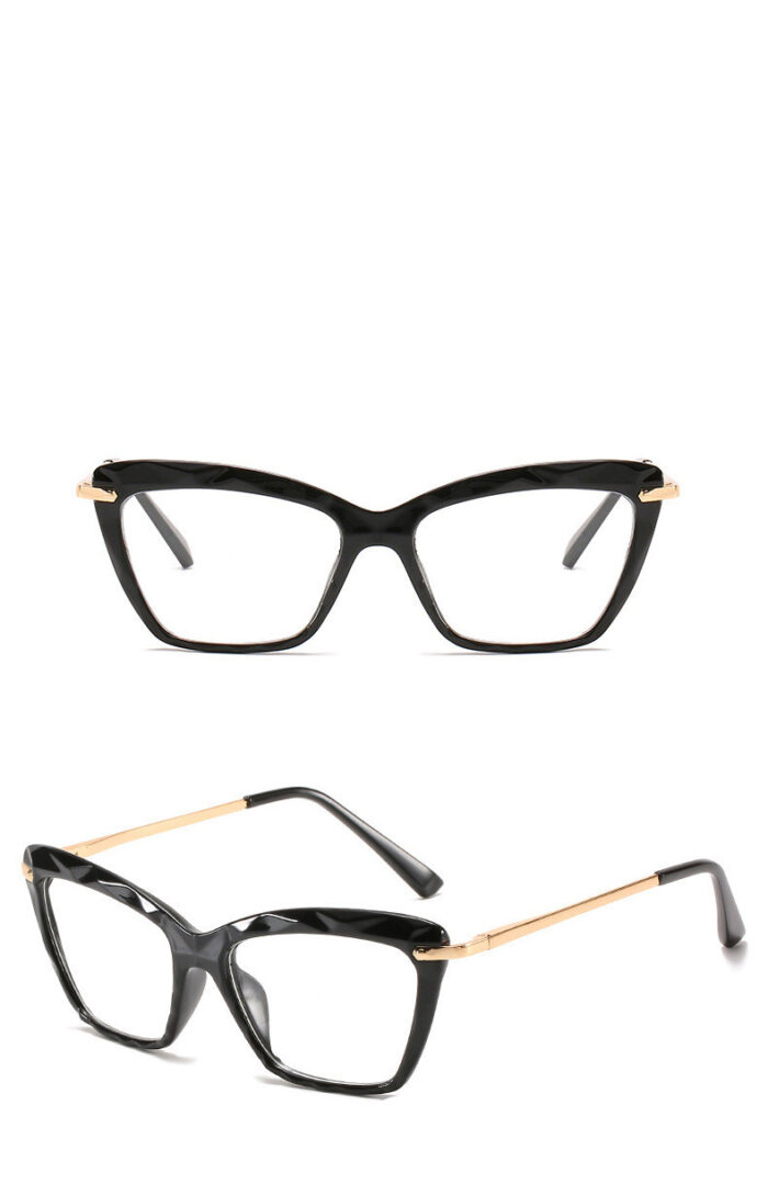 Water Ripple Triangle Frame Glasses - Image 1