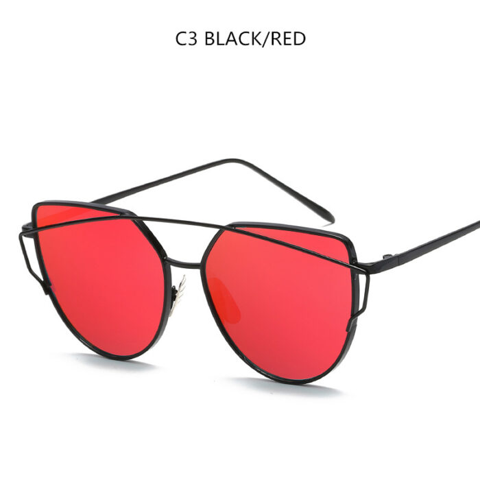 Cat Eye Sunglasses Cupronickel Frame Material Color Film Glasses Personalized Sunglasses Ladies Sunglasses - Image 7