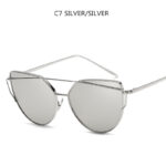 Cat Eye Sunglasses Cupronickel Frame Material Color Film Glasses Personalized Sunglasses Ladies Sunglasses - Image 2