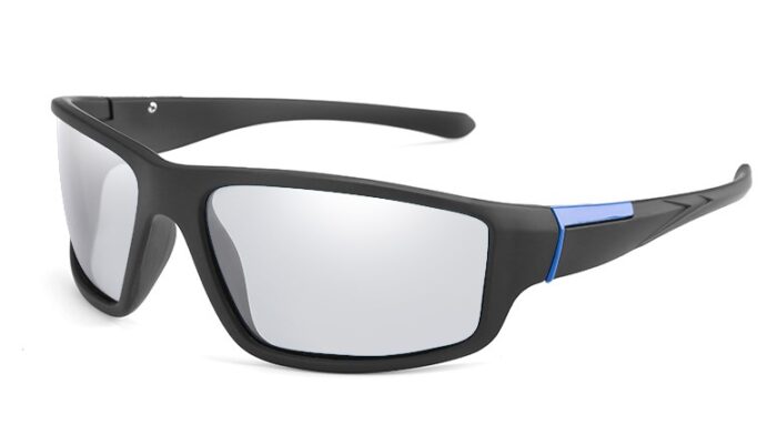 Matte Black Sport Goggles Sun Glasses - Image 3