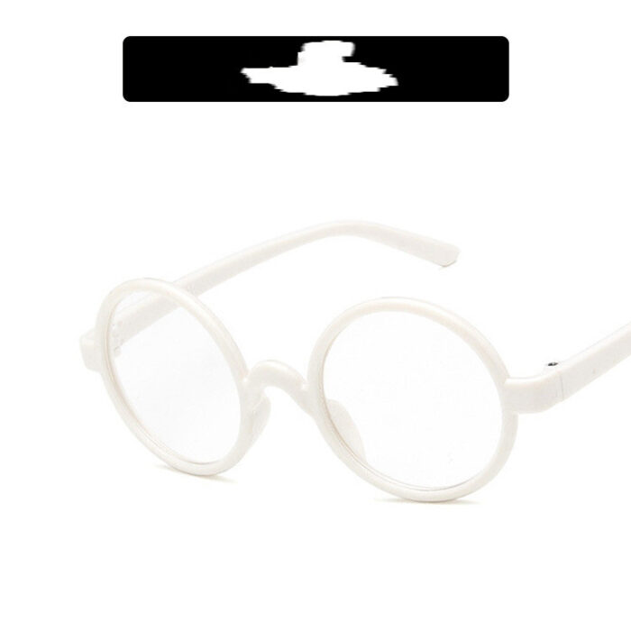 Retro Round Shape Children's Glasses Frame Korean Decoration - Image 1