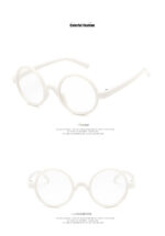 Retro Round Shape Children's Glasses Frame Korean Decoration - Image 4