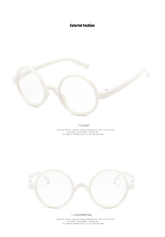 Retro Round Shape Children's Glasses Frame Korean Decoration - Image 4