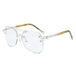 Anti-blue Glasses Rimless Flat Glasses Men - Image 3