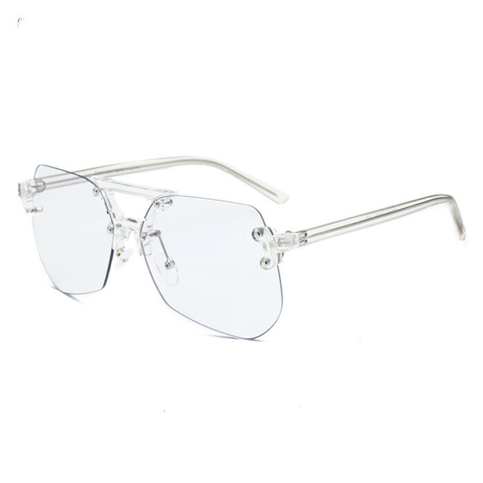 Anti-blue Glasses Rimless Flat Glasses Men - Image 2