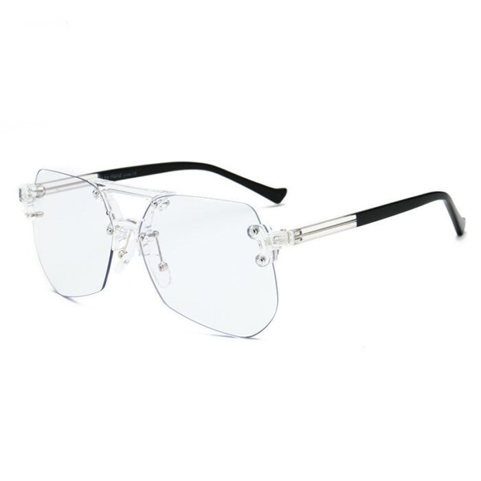 Anti-blue Glasses Rimless Flat Glasses Men - Image 5