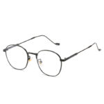 Anti-Blue Light Women Eyeglasses Optical Myopia Metal Glasses Frame Classic Men Retro Computer Eye Glasses