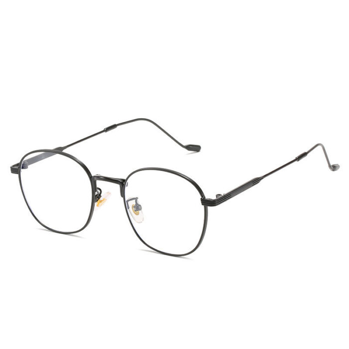 Anti-Blue Light Women Eyeglasses Optical Myopia Metal Glasses Frame Classic Men Retro Computer Eye Glasses - Image 1