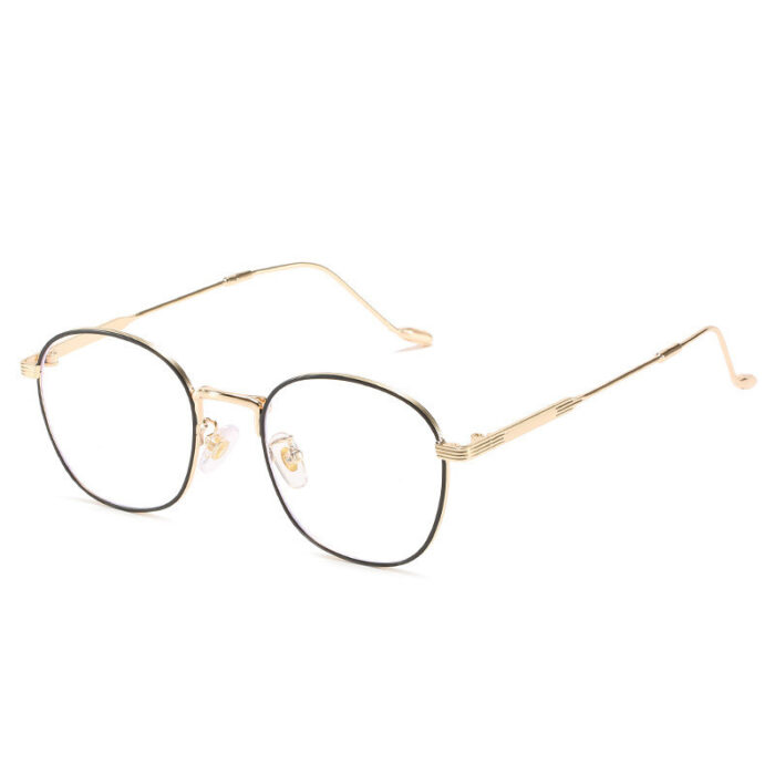 Anti-Blue Light Women Eyeglasses Optical Myopia Metal Glasses Frame Classic Men Retro Computer Eye Glasses - Image 6