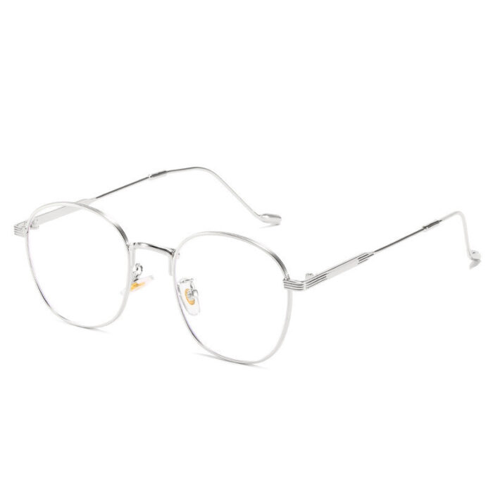 Anti-Blue Light Women Eyeglasses Optical Myopia Metal Glasses Frame Classic Men Retro Computer Eye Glasses - Image 2