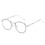 Anti-Blue Light Women Eyeglasses Optical Myopia Metal Glasses Frame Classic Men Retro Computer Eye Glasses - Image 3