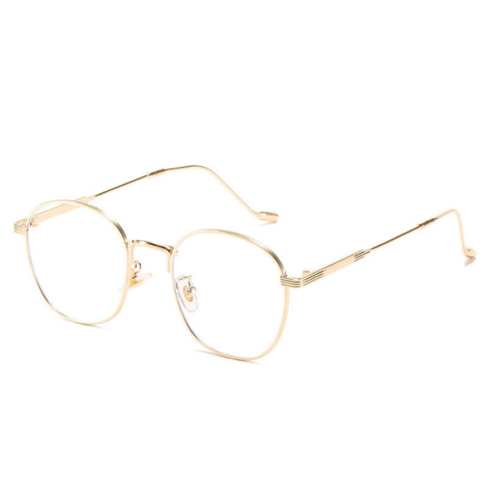 Anti-Blue Light Women Eyeglasses Optical Myopia Metal Glasses Frame Classic Men Retro Computer Eye Glasses - Image 5