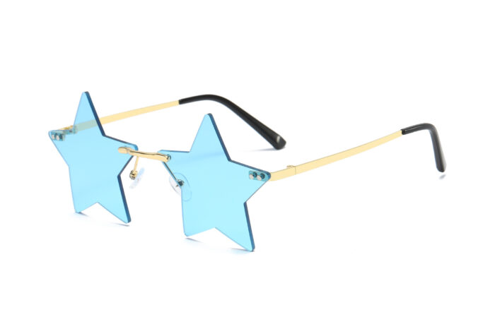 Rimless Star Fashion Small Sun glasses - Image 3