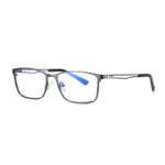Fashion Glasses Frame Male Metal Anti-Blue Glasses Half Frame Glasses Frame - Image 2