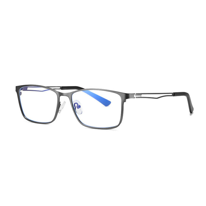 Fashion Glasses Frame Male Metal Anti-Blue Glasses Half Frame Glasses Frame - Image 2