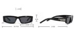 Sunglasses Women's To Make Round Face Thin-looked Black Sun Glasses Advanced Simple - Image 6