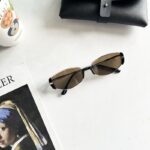 Retro Metal Oval Cats' Eye Sunglasses Female UV Sun Glasses - Image 2