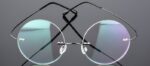 Retro Round Titanium Alloy Super Elastic Frameless  Glasses - Image 7