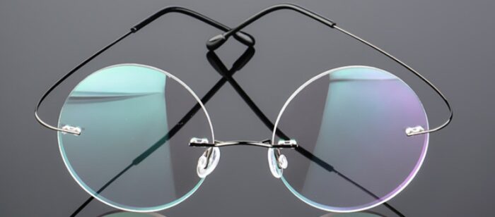 Retro Round Titanium Alloy Super Elastic Frameless  Glasses - Image 7