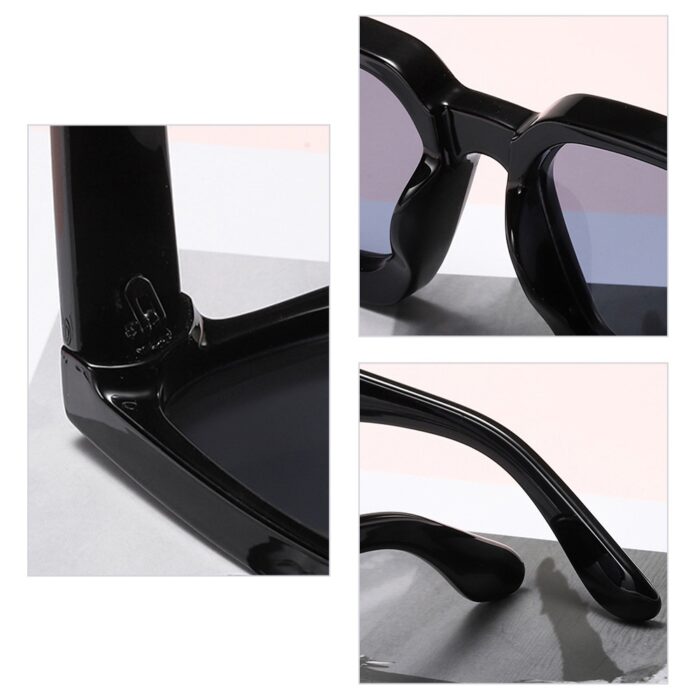 Retro Simple Square Sun Glasses - Image 10