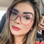 Anti-blue cat eye multi-faceted glasses - Image 2