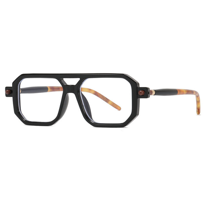 Fashion Sunglasses Women's Thick Frame Square Frame Glasses - Image 5