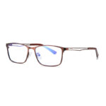 Fashion Glasses Frame Male Metal Anti-Blue Glasses Half Frame Glasses Frame - Image 4