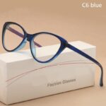 Fashion Cat Eye Glasses Frame Retro Trendy Artistic - Image 3
