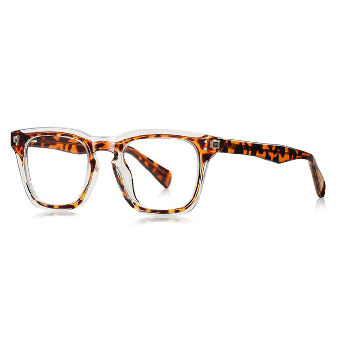 Men's Box Pin Plain Glasses Korean Style - Image 5