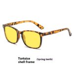 Night Vision Anti Blue Light Yellow Men And Women Phone Eye Protection Glasses - Image 5